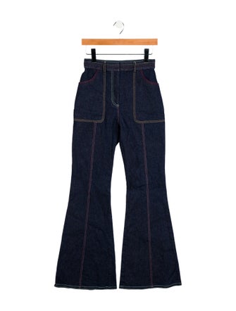 Prabal Gurung High-Rise Wide Leg Jeans