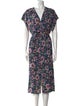 Prabal Gurung Floral Print Midi Length Dress