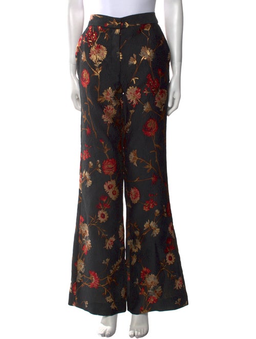 Prabal Gurung Floral Print Wide Leg Pants