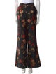 Prabal Gurung Floral Print Wide Leg Pants