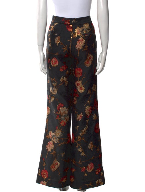 Prabal Gurung Floral Print Wide Leg Pants