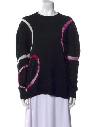 Prabal Gurung Merino Wool Plaid Print Sweater