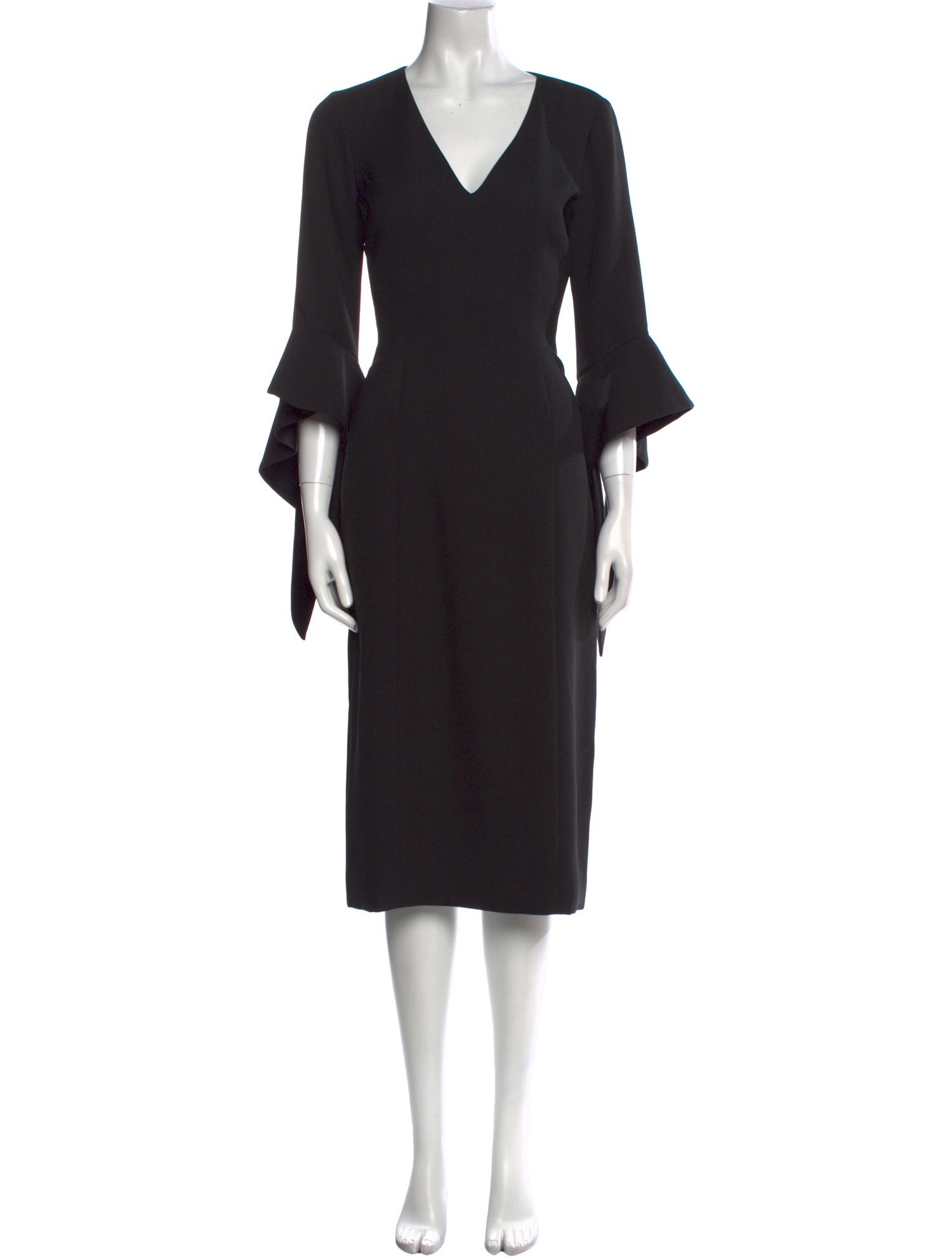 Prabal Gurung V-Neck Midi Length Dress