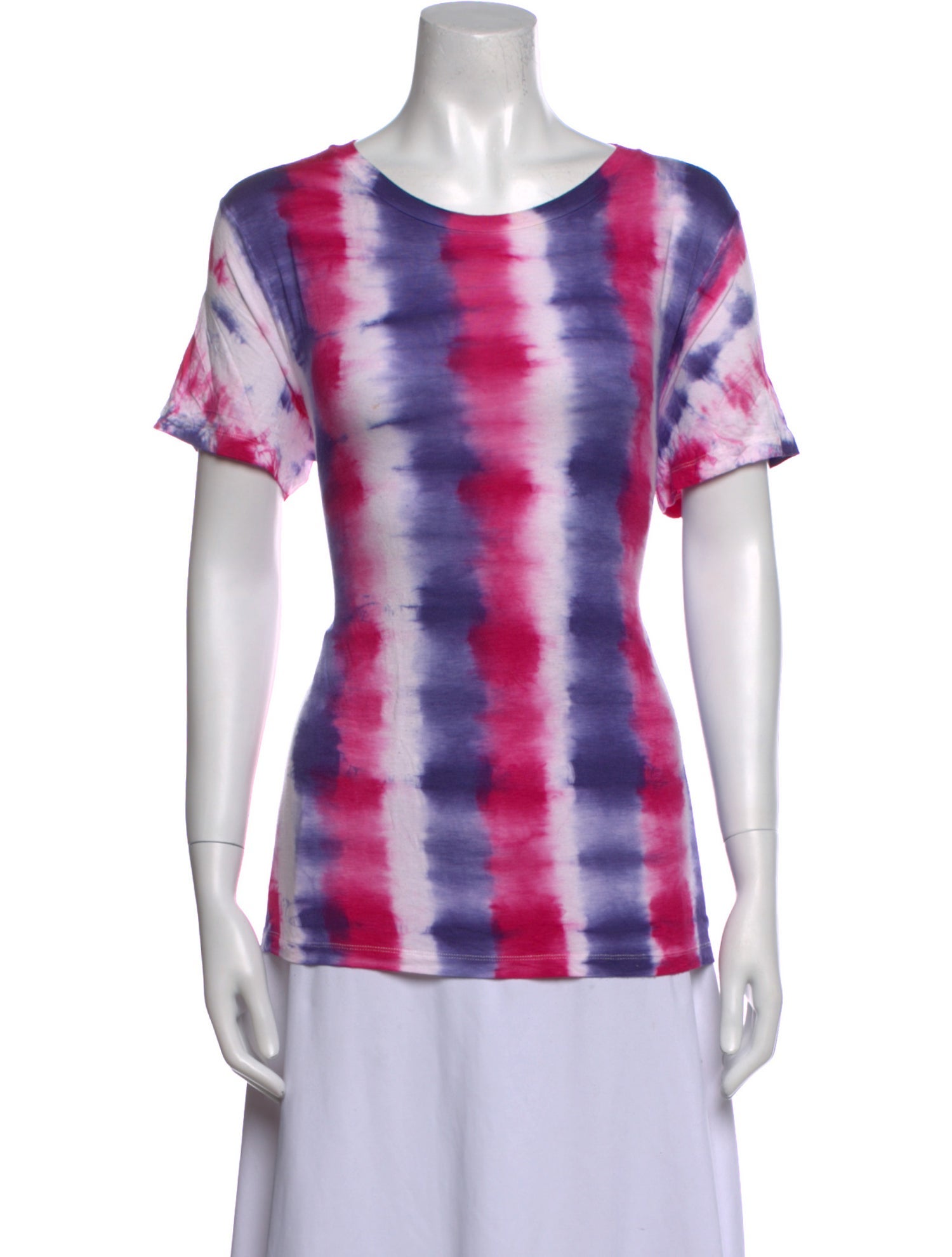 Prabal Gurung Tie-Dye Print Scoop Neck T-Shirt