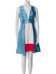 Prabal Gurung Colorblock Pattern Knee-Length Dress