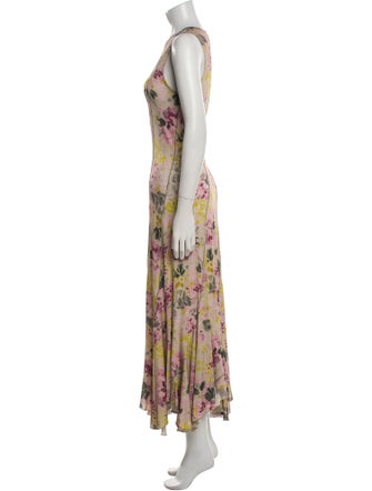 Prabal Gurung Floral Print Long Dress