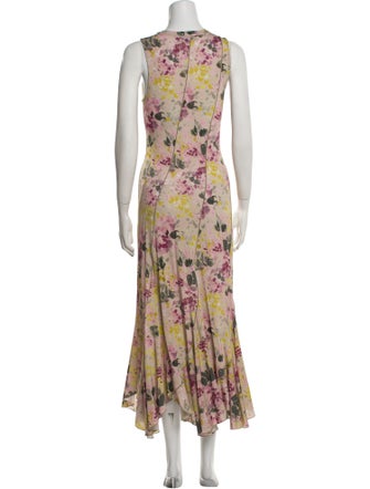 Prabal Gurung Floral Print Long Dress