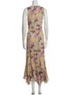 Prabal Gurung Floral Print Long Dress
