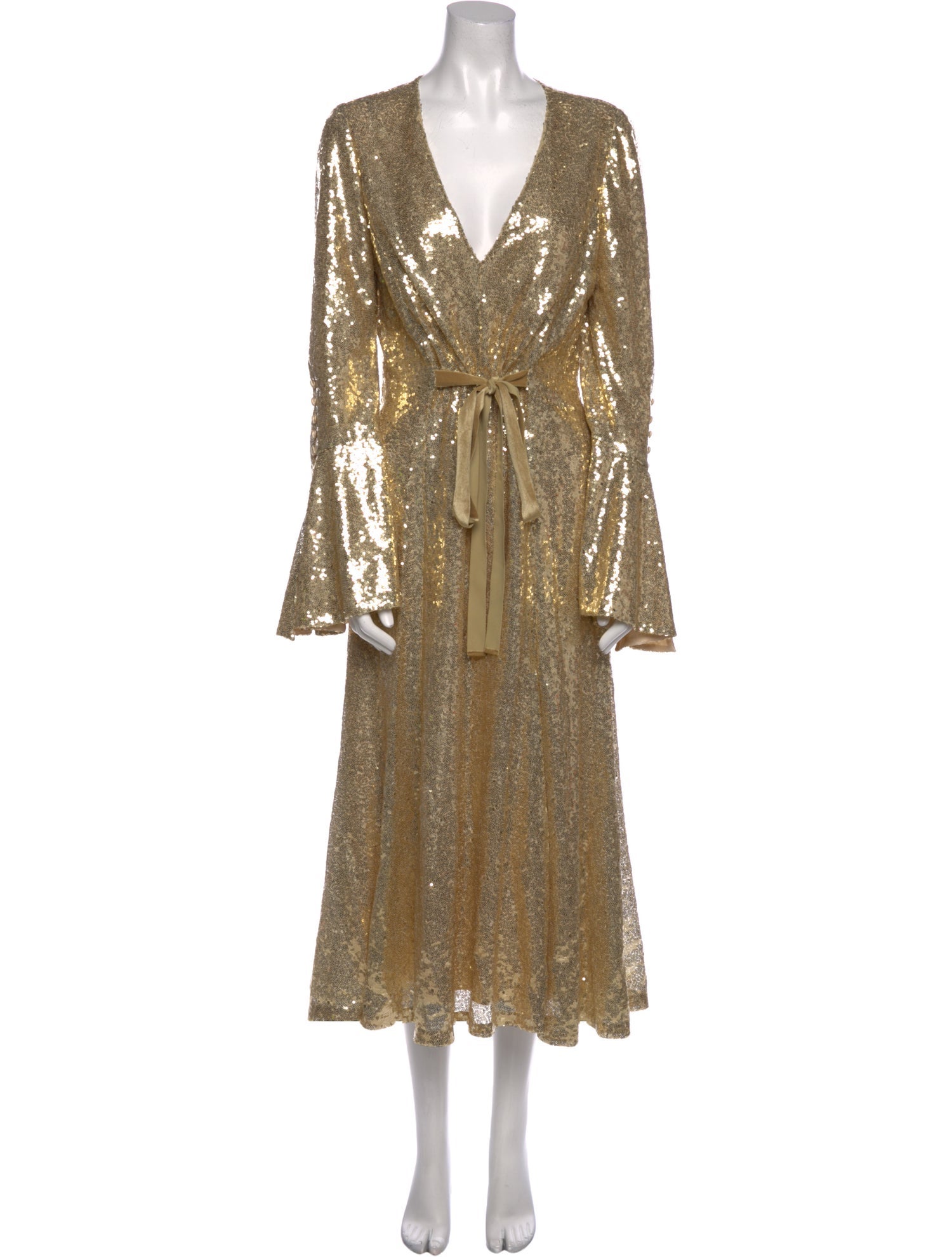 Prabal Gurung V-Neck Long Dress