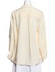 Prabal Gurung Silk Long Sleeve Button-Up Top