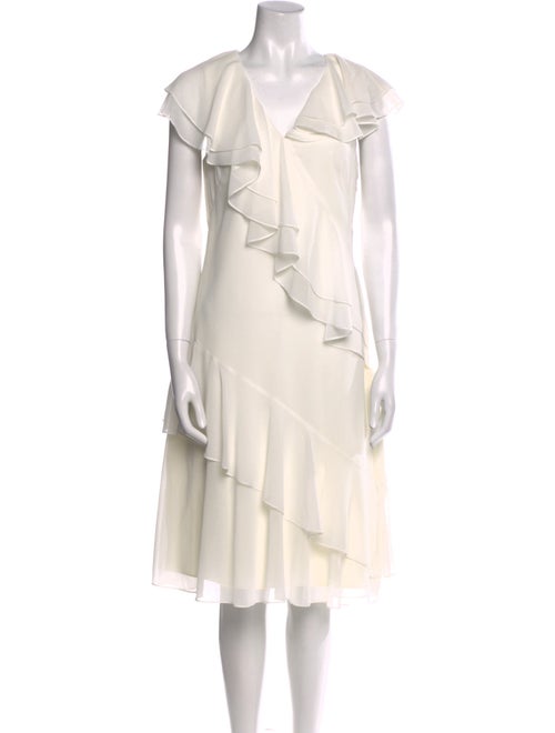 Prabal Gurung V-Neck Midi Length Dress