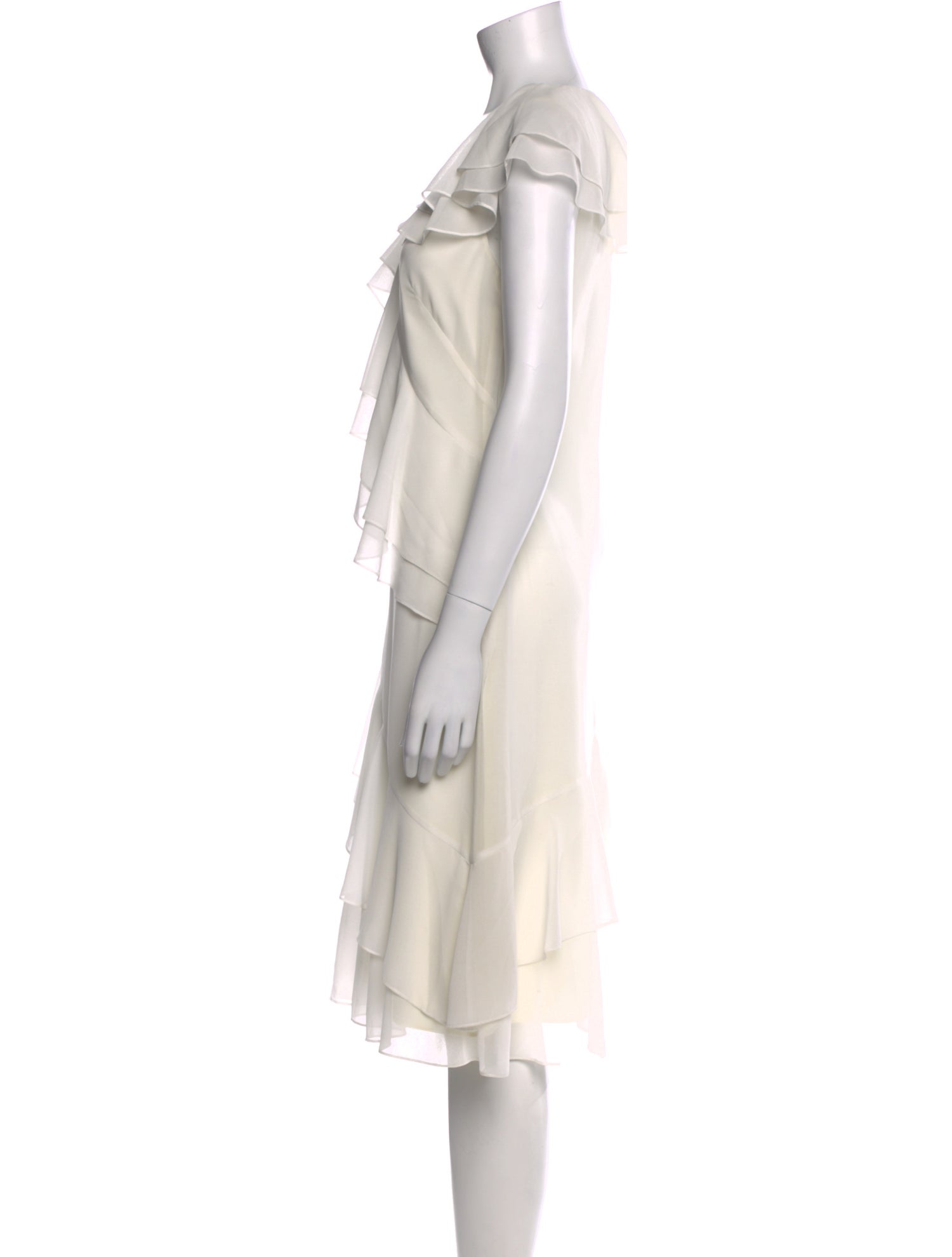 Prabal Gurung V-Neck Midi Length Dress