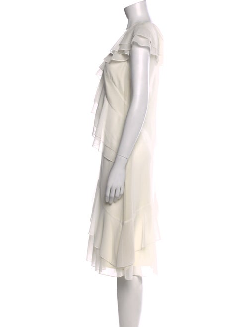 Prabal Gurung V-Neck Midi Length Dress