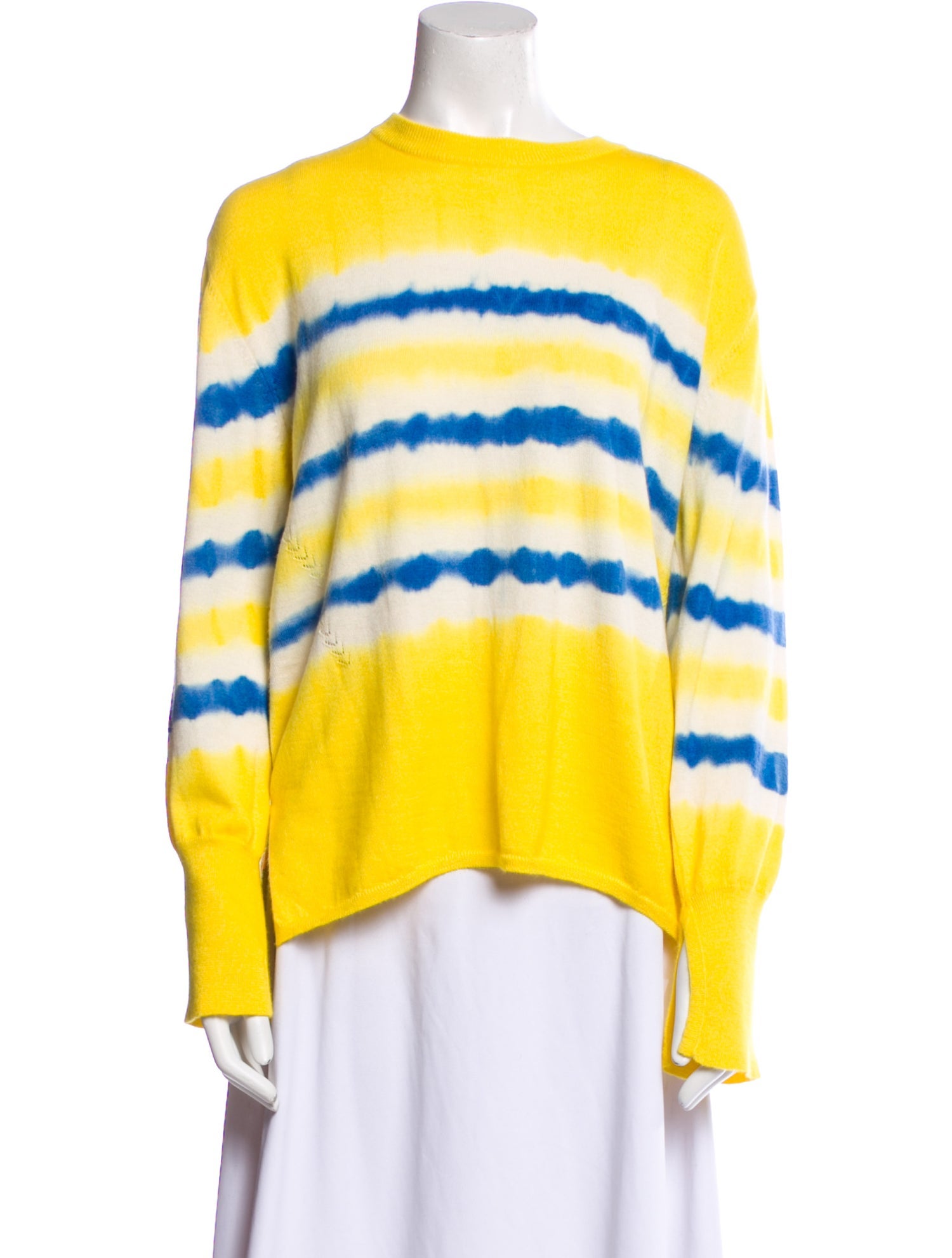 Prabal Gurung Virgin Wool Tie-Dye Print Tunic