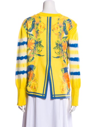 Prabal Gurung Virgin Wool Tie-Dye Print Tunic