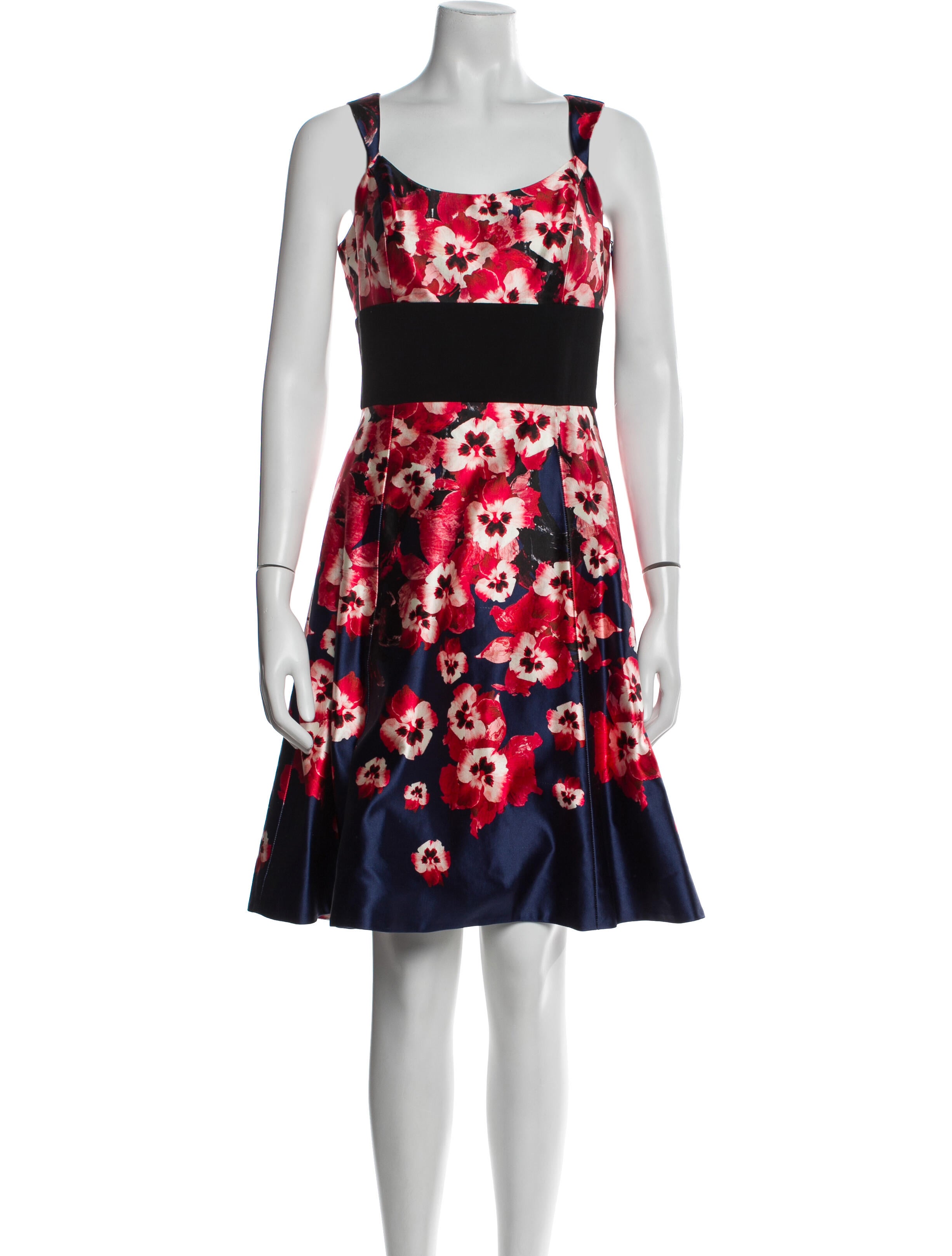 Prabal Gurung Floral Print Knee-Length Dress