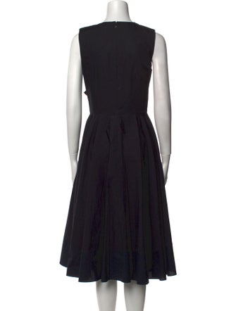 Prabal Gurung Crew Neck Midi Length Dress