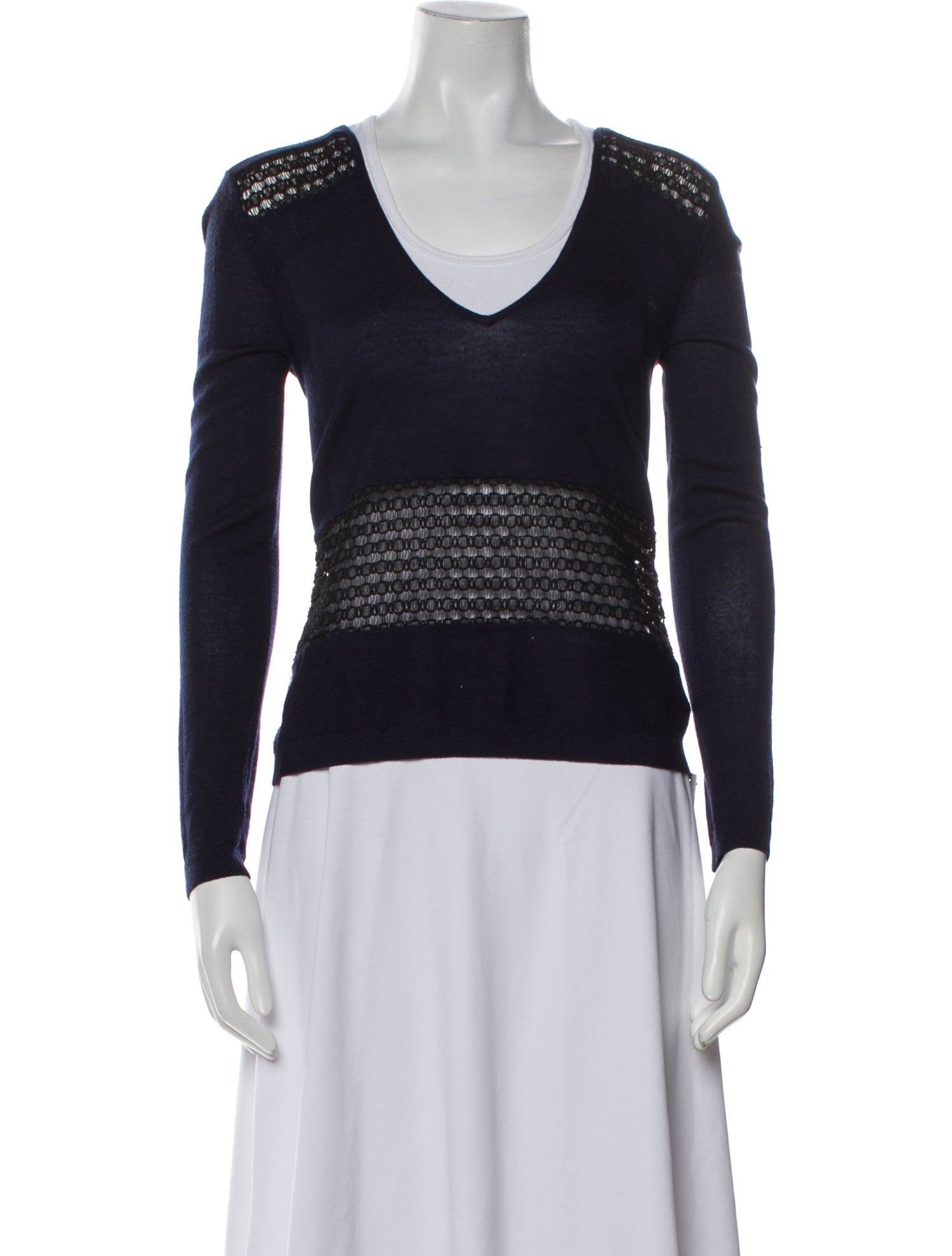Prabal Gurung Wool V-Neck Sweater