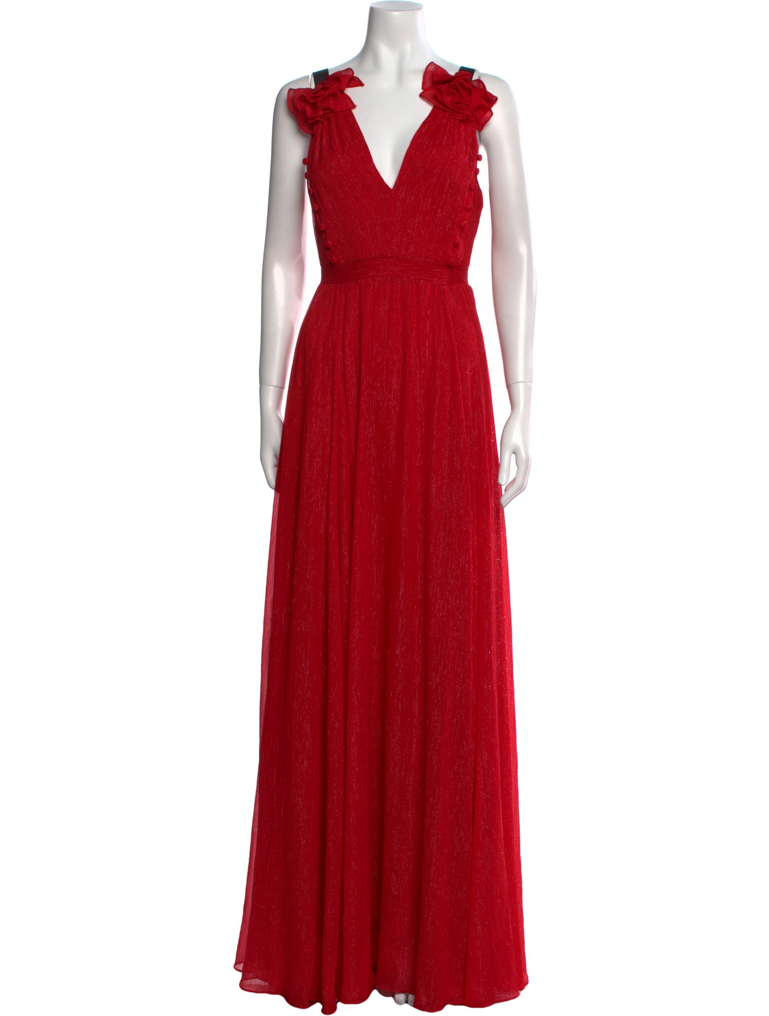 Prabal Gurung V-Neck Long Dress