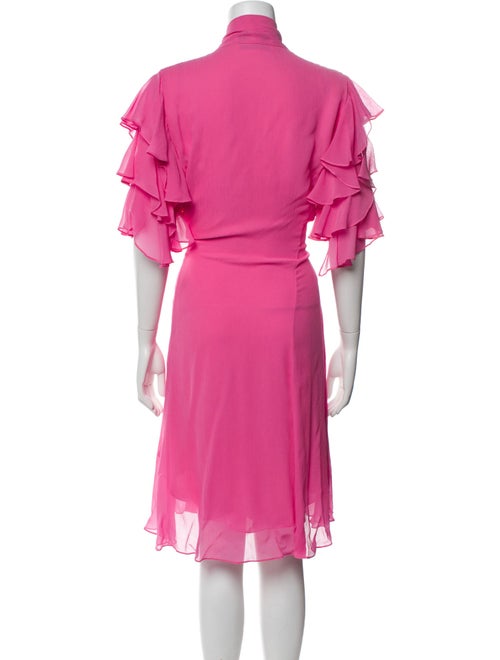 Prabal Gurung Mock Neck Midi Length Dress