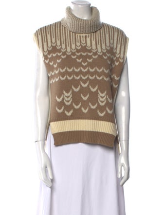 Prabal Gurung Printed Turtleneck Sweater