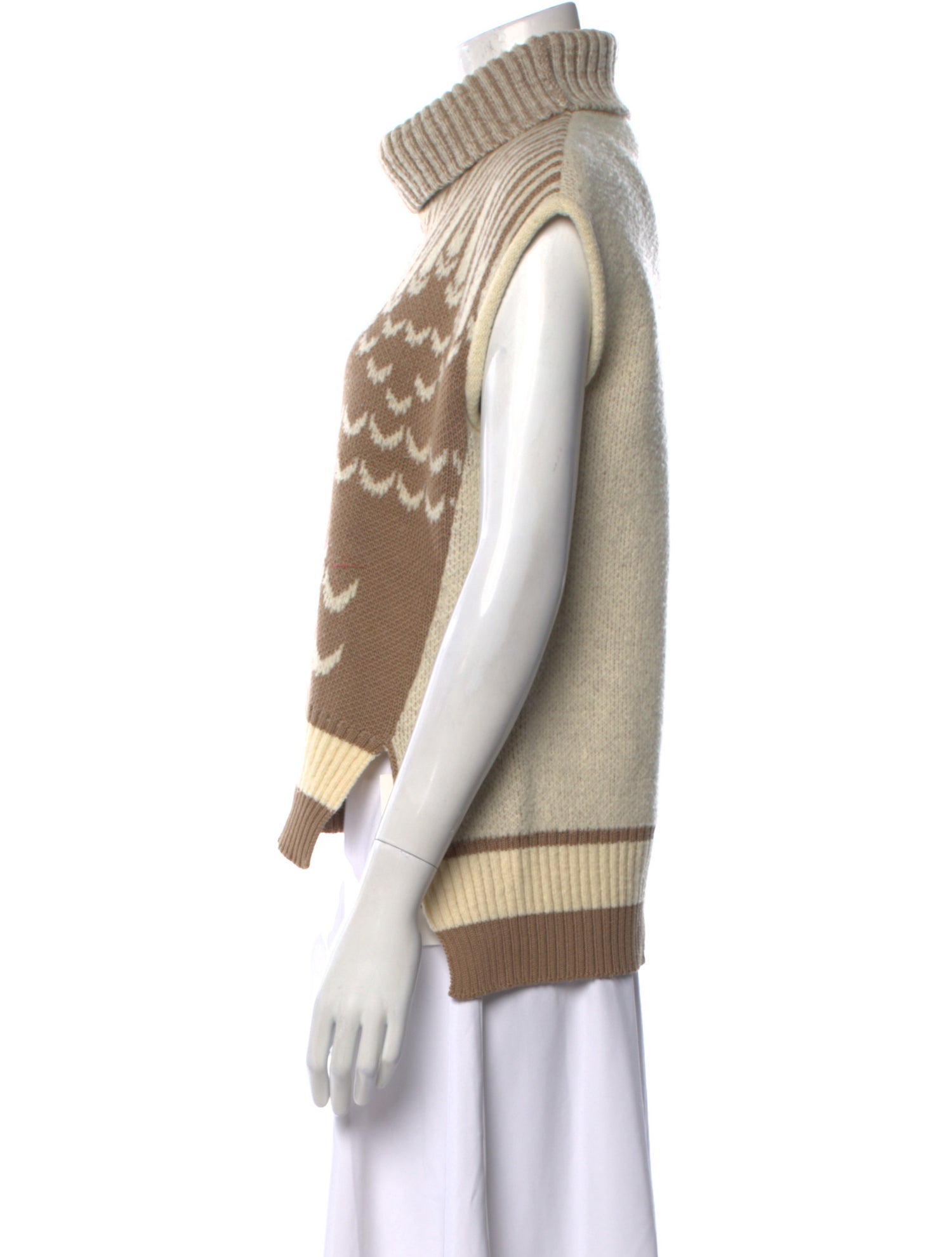 Prabal Gurung Printed Turtleneck Sweater