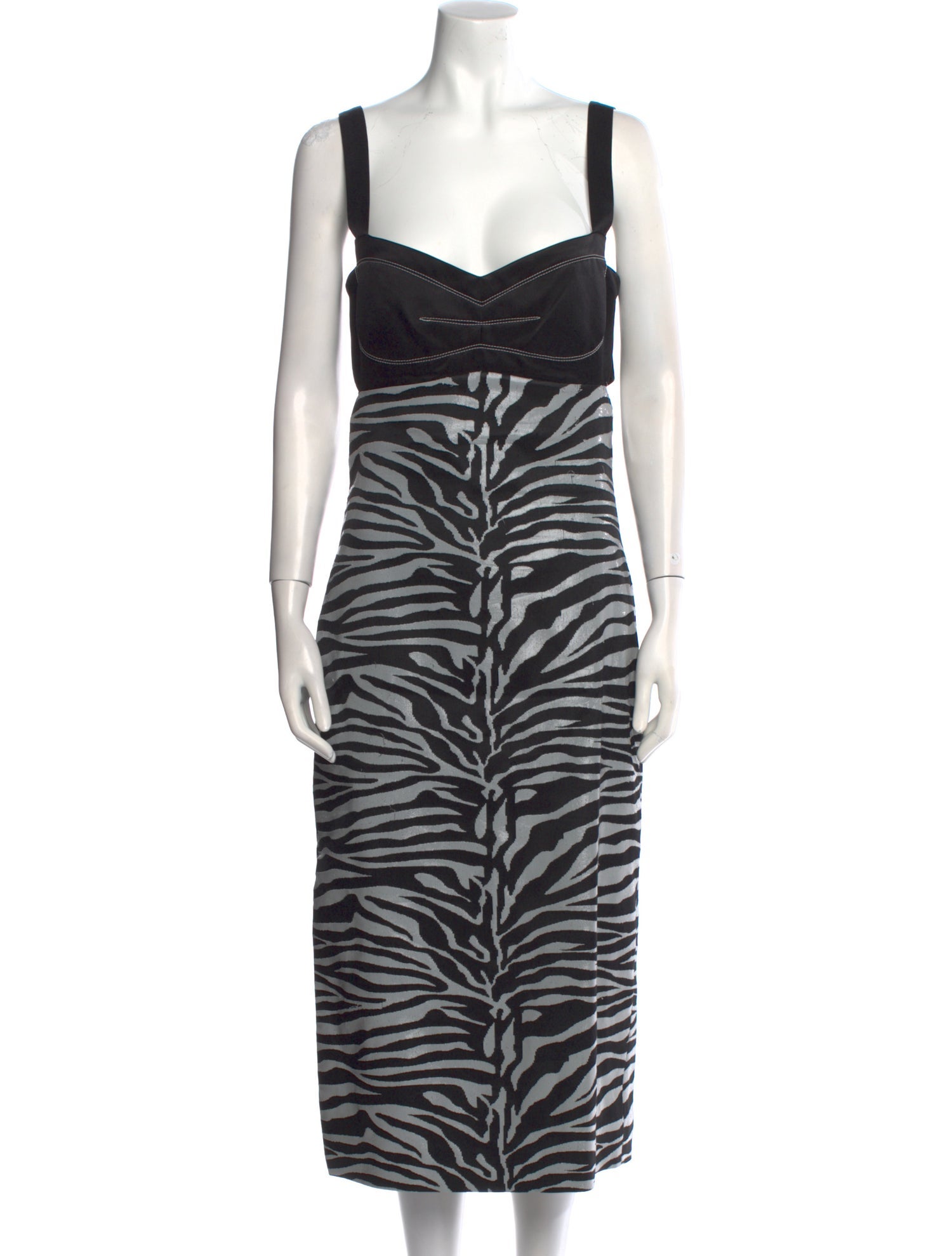 Prabal Gurung Animal Print Long Dress