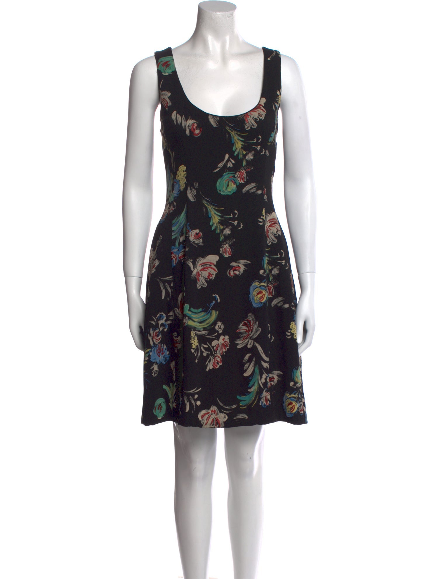 Prabal Gurung Floral Print Mini Dress