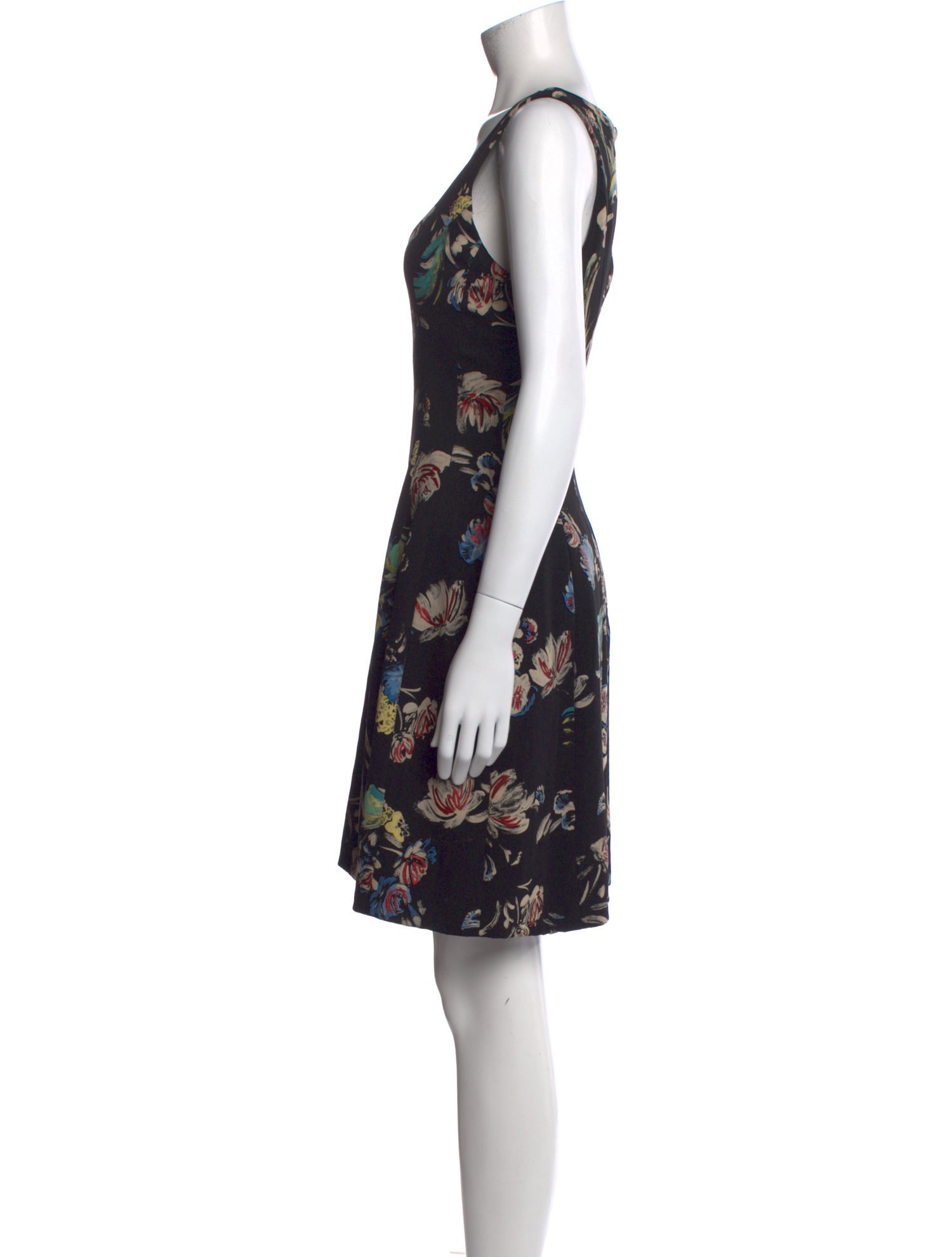Prabal Gurung Floral Print Mini Dress
