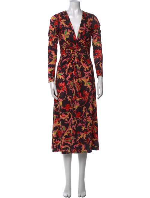 Prabal Gurung Floral Print Long Dress
