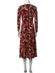 Prabal Gurung Floral Print Long Dress