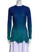 Prabal Gurung Crew Neck Long Sleeve Blouse