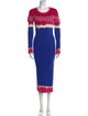 Prabal Gurung Virgin Wool Long Dress