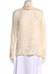 Prabal Gurung Silk Mock Neck Blouse