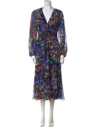 Prabal Gurung Silk Midi Length Dress