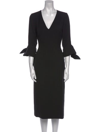 Prabal Gurung V-Neck Midi Length Dress