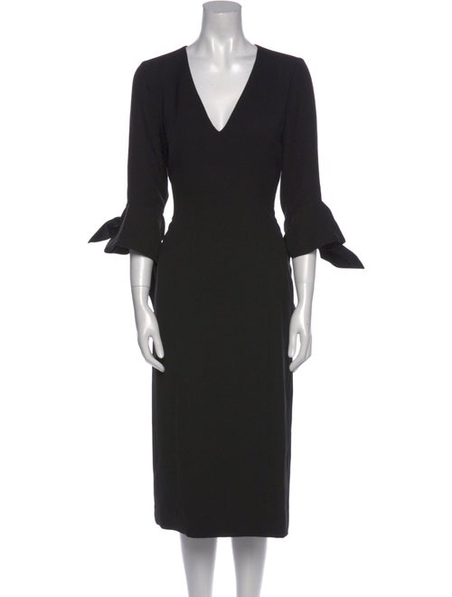 Prabal Gurung V-Neck Midi Length Dress