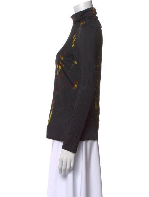 Prabal Gurung Printed Turtleneck Top