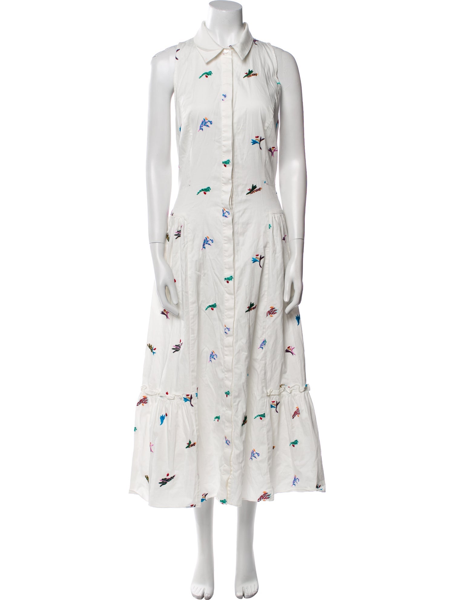 Prabal Gurung Floral Print Long Dress
