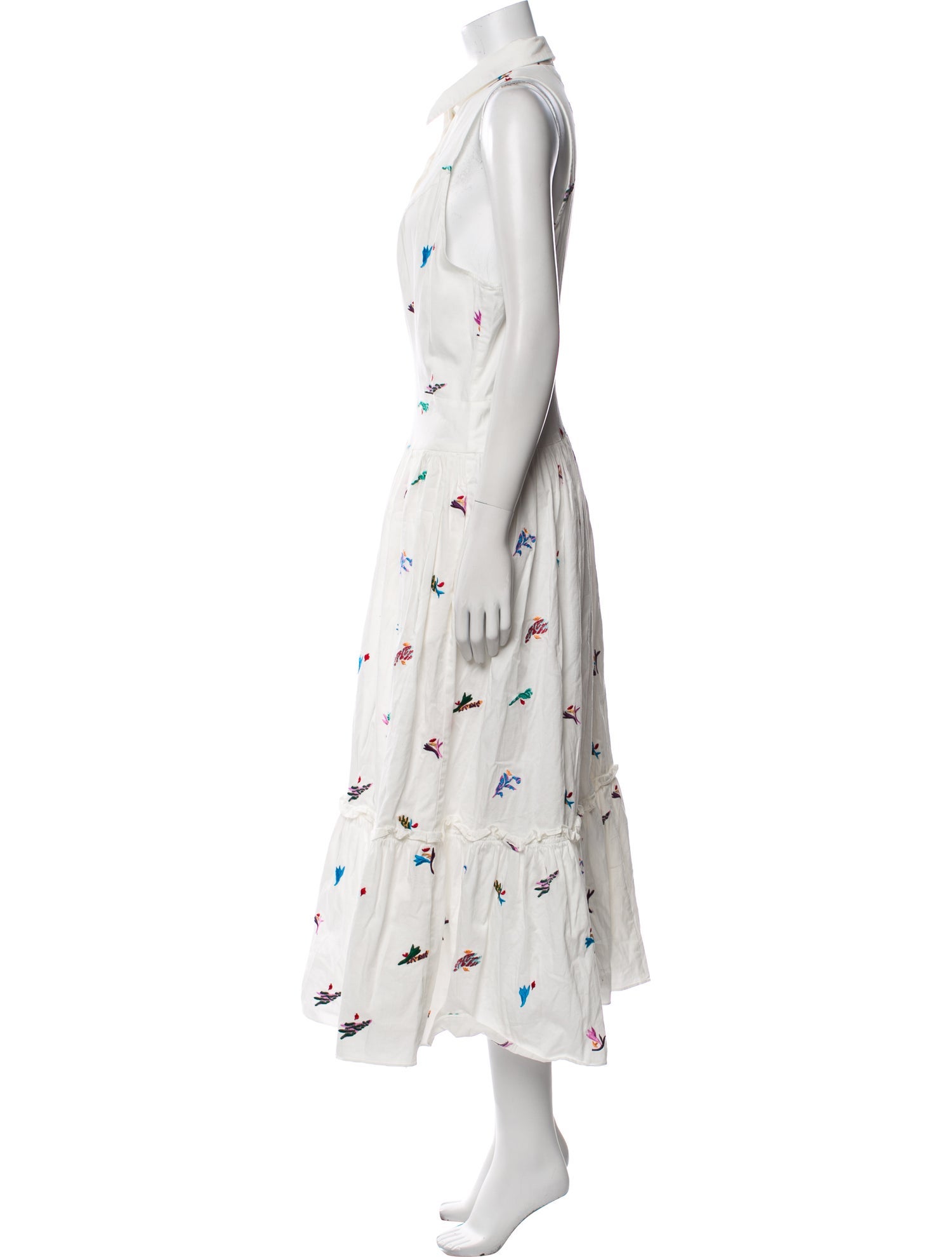 Prabal Gurung Floral Print Long Dress