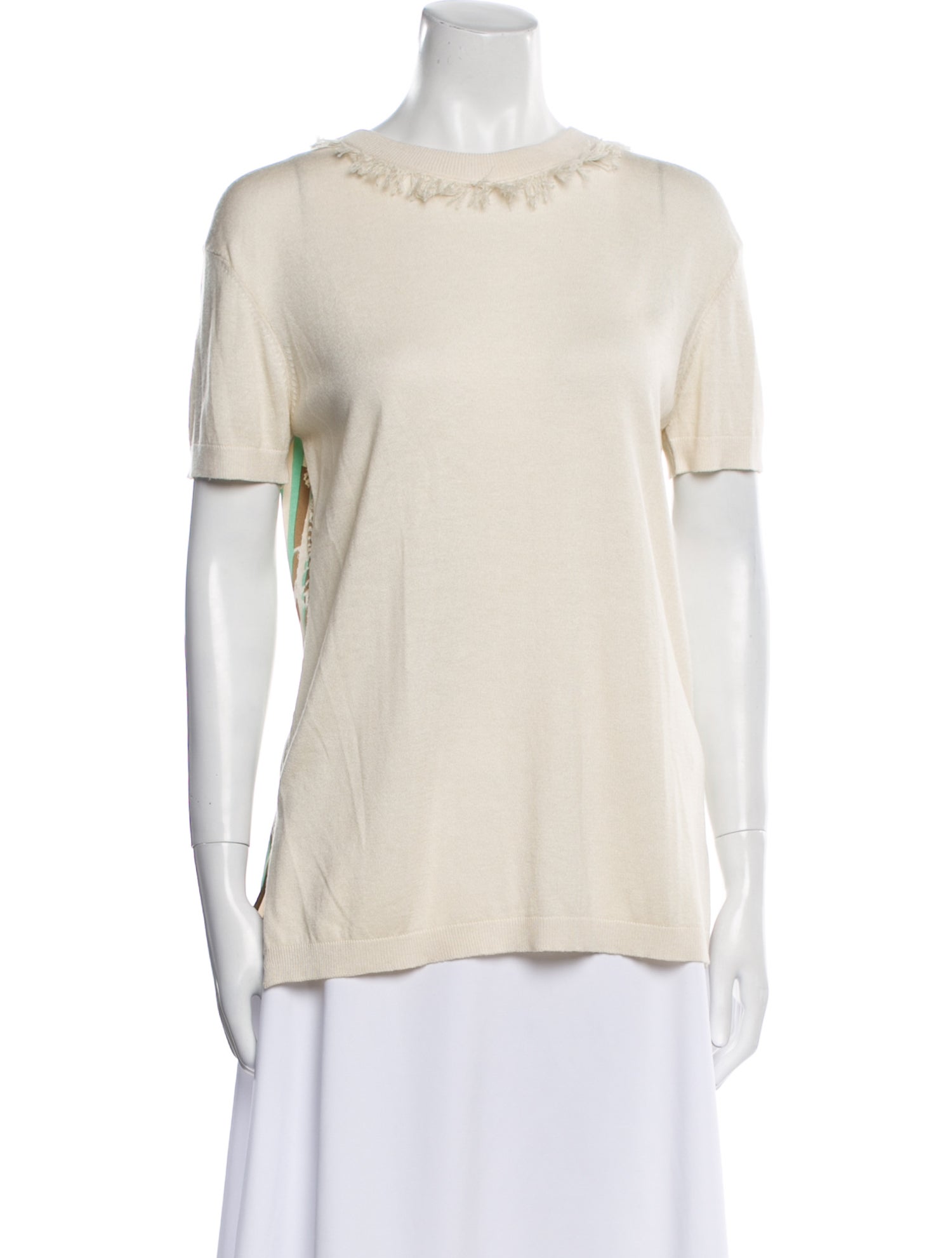 Prabal Gurung Silk Crew Neck Sweater