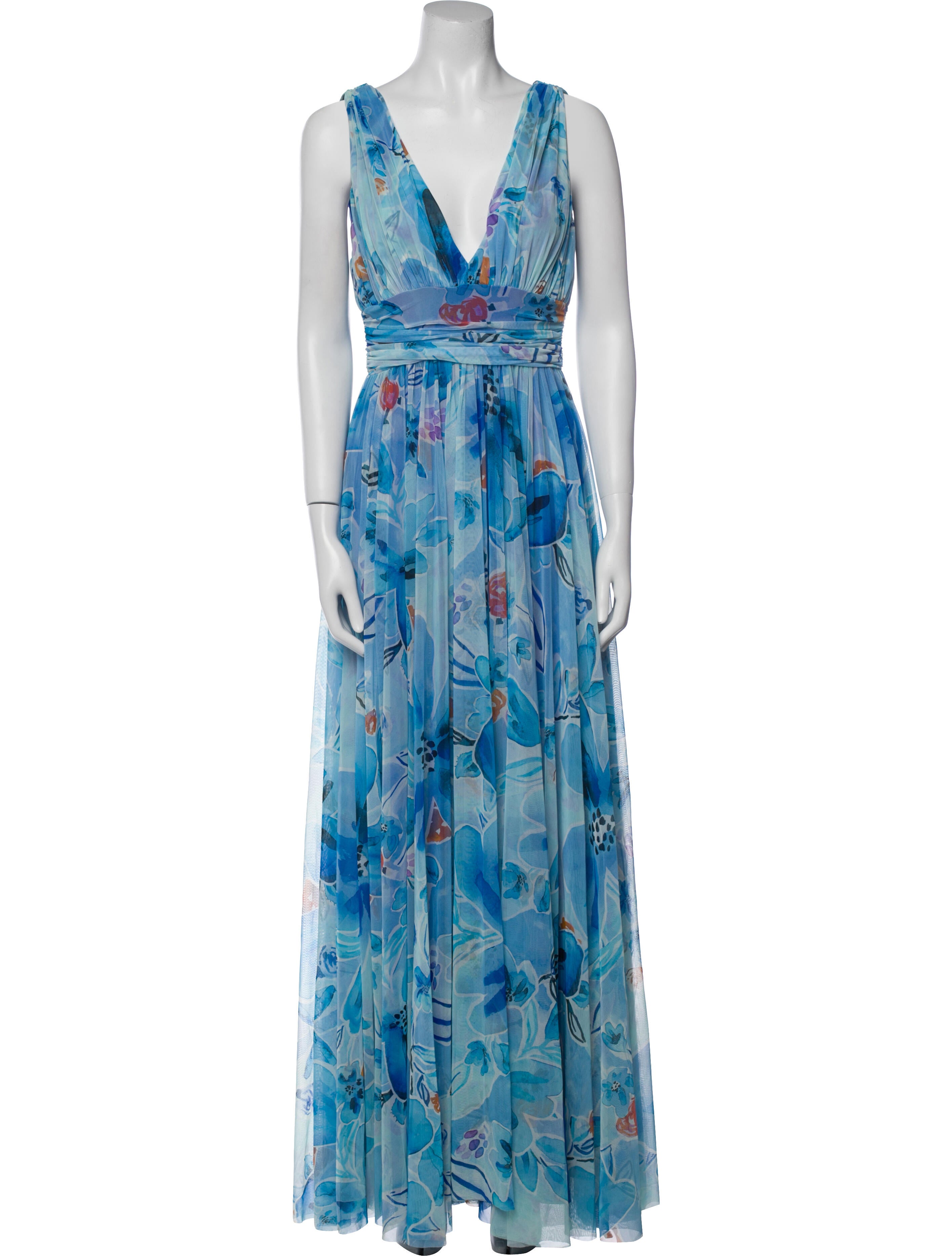Prabal Gurung Floral Print Long Dress