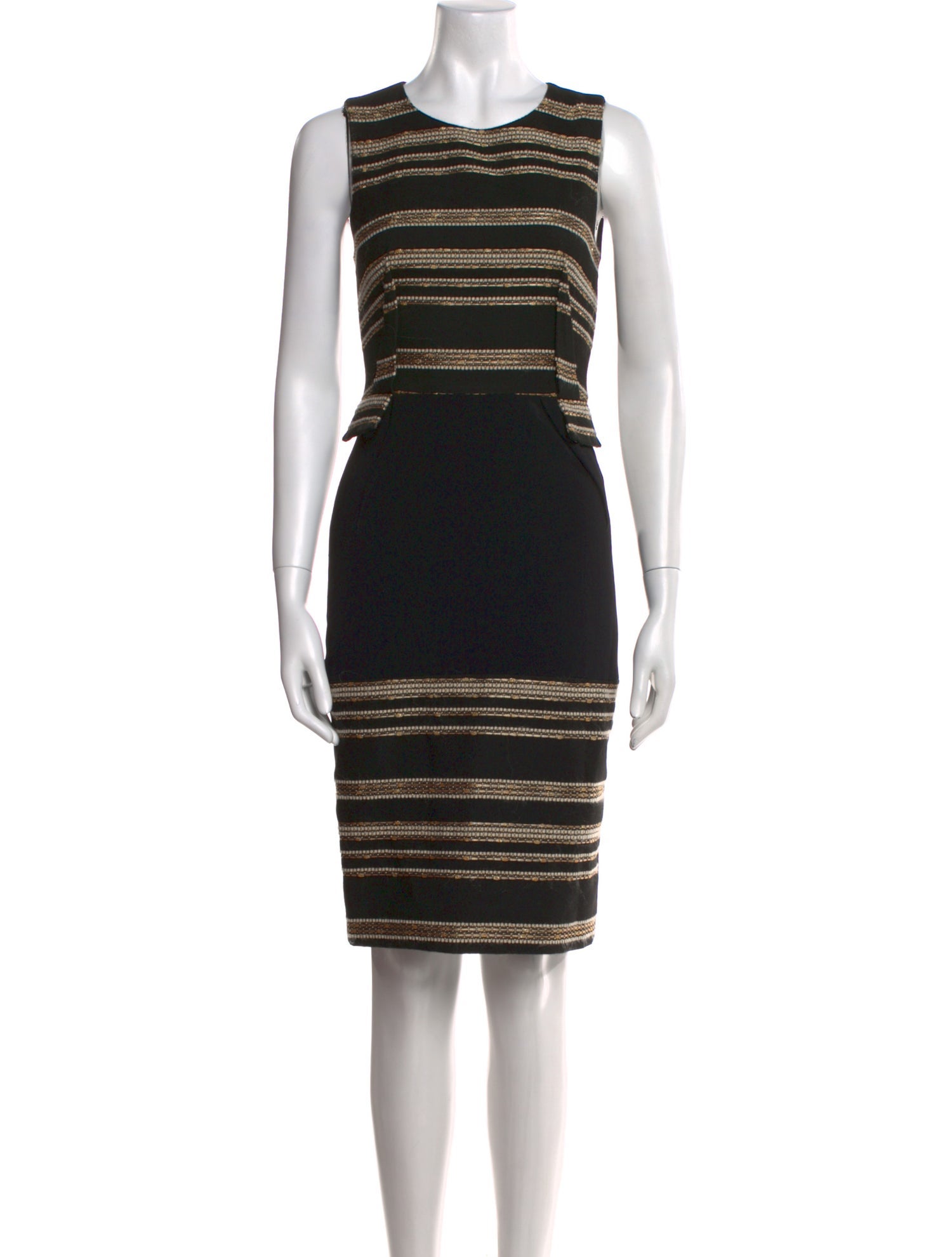 Prabal Gurung Striped Knee-Length Dress