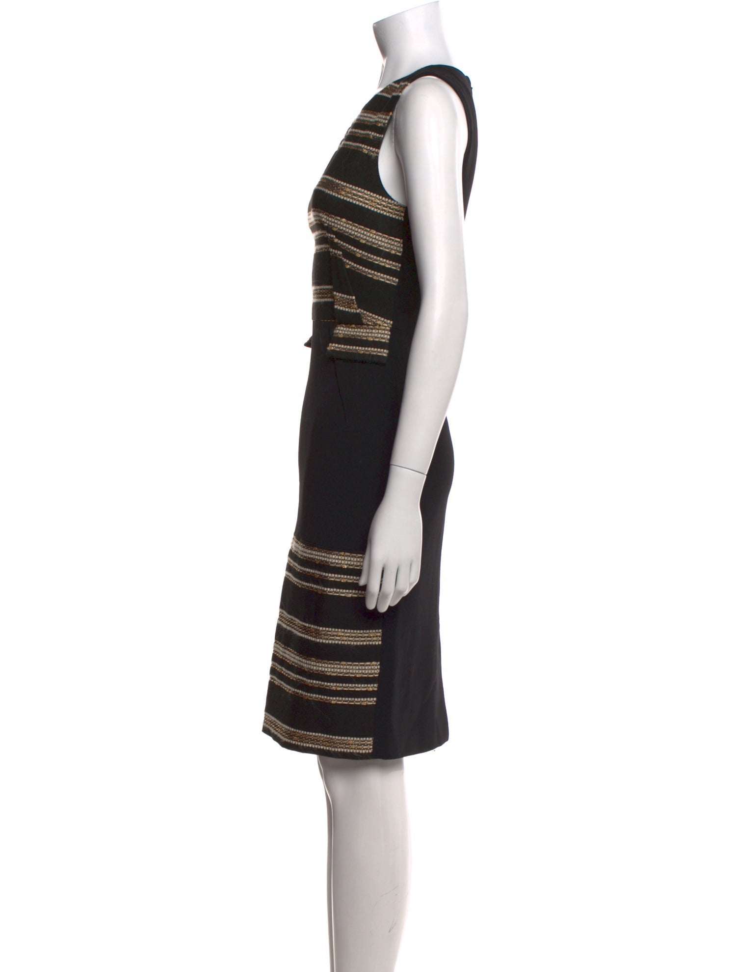 Prabal Gurung Striped Knee-Length Dress