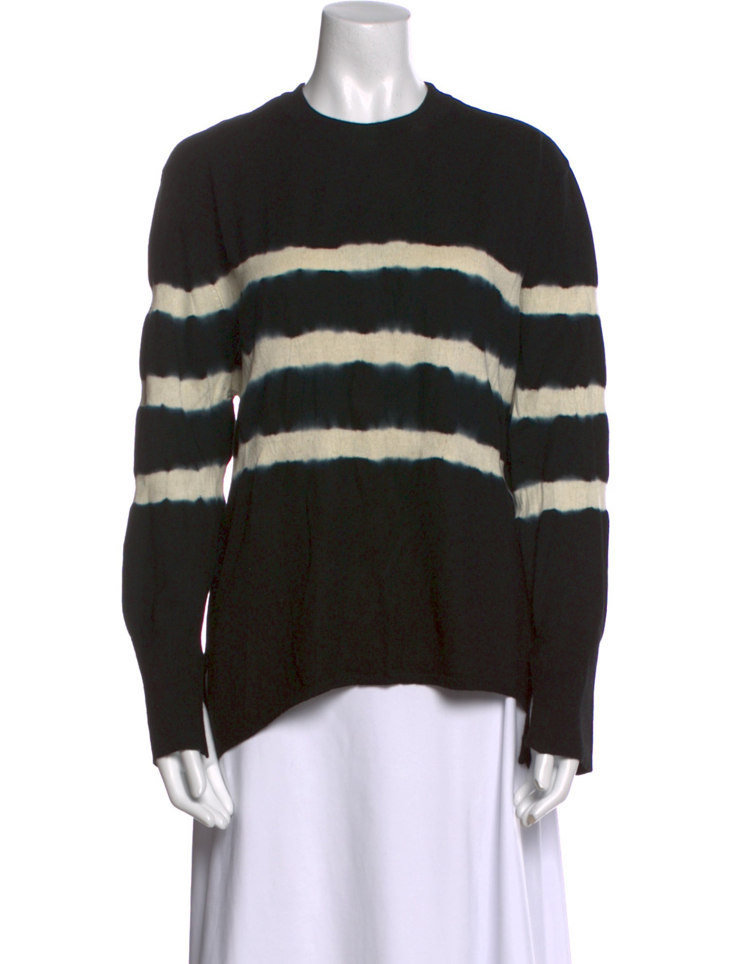 Prabal Gurung Virgin Wool Striped Sweater