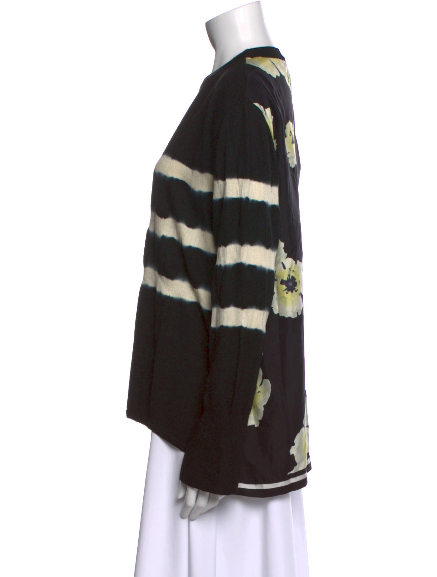 Prabal Gurung Virgin Wool Striped Sweater