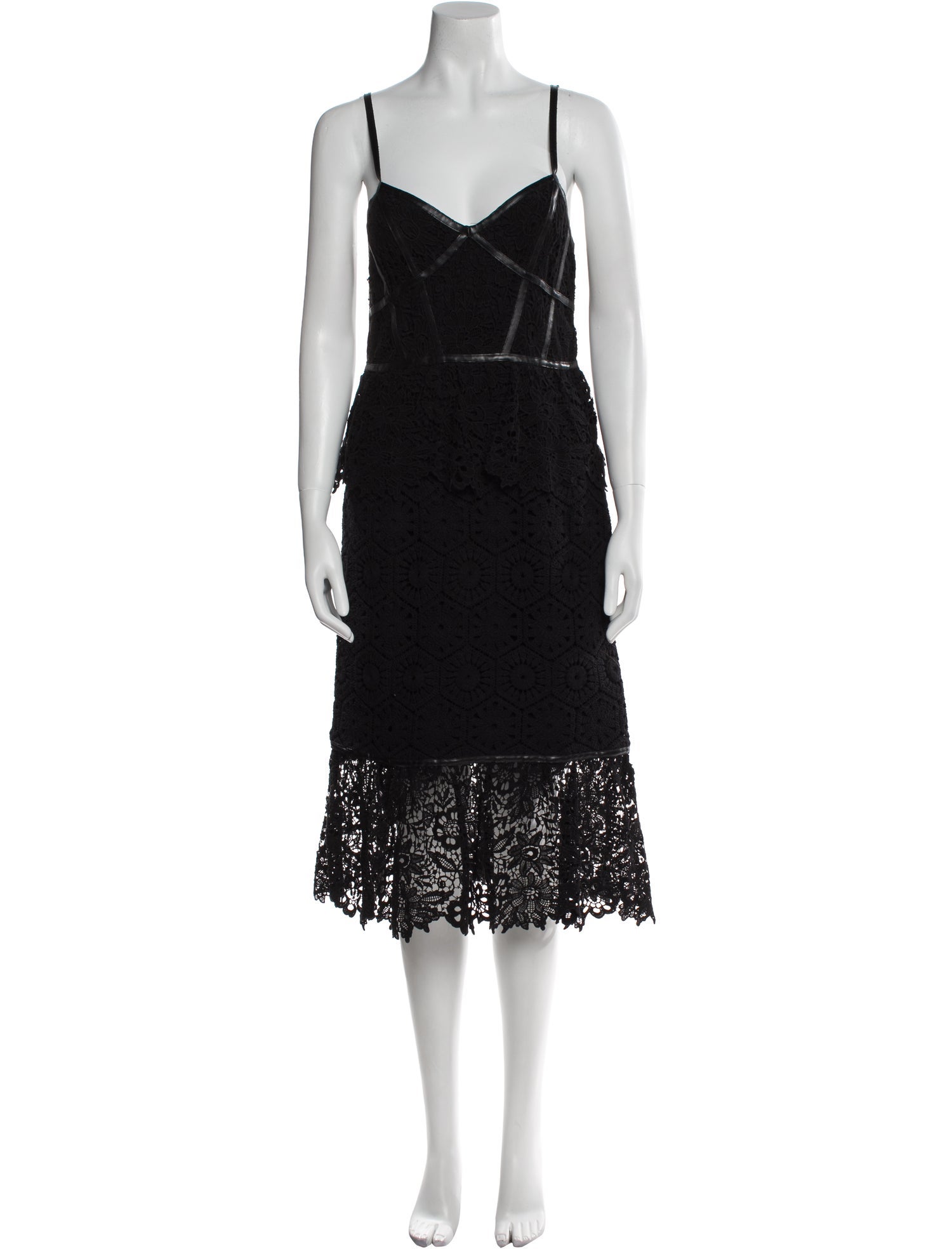 Prabal Gurung Lace Pattern Midi Length Dress w/ Tags