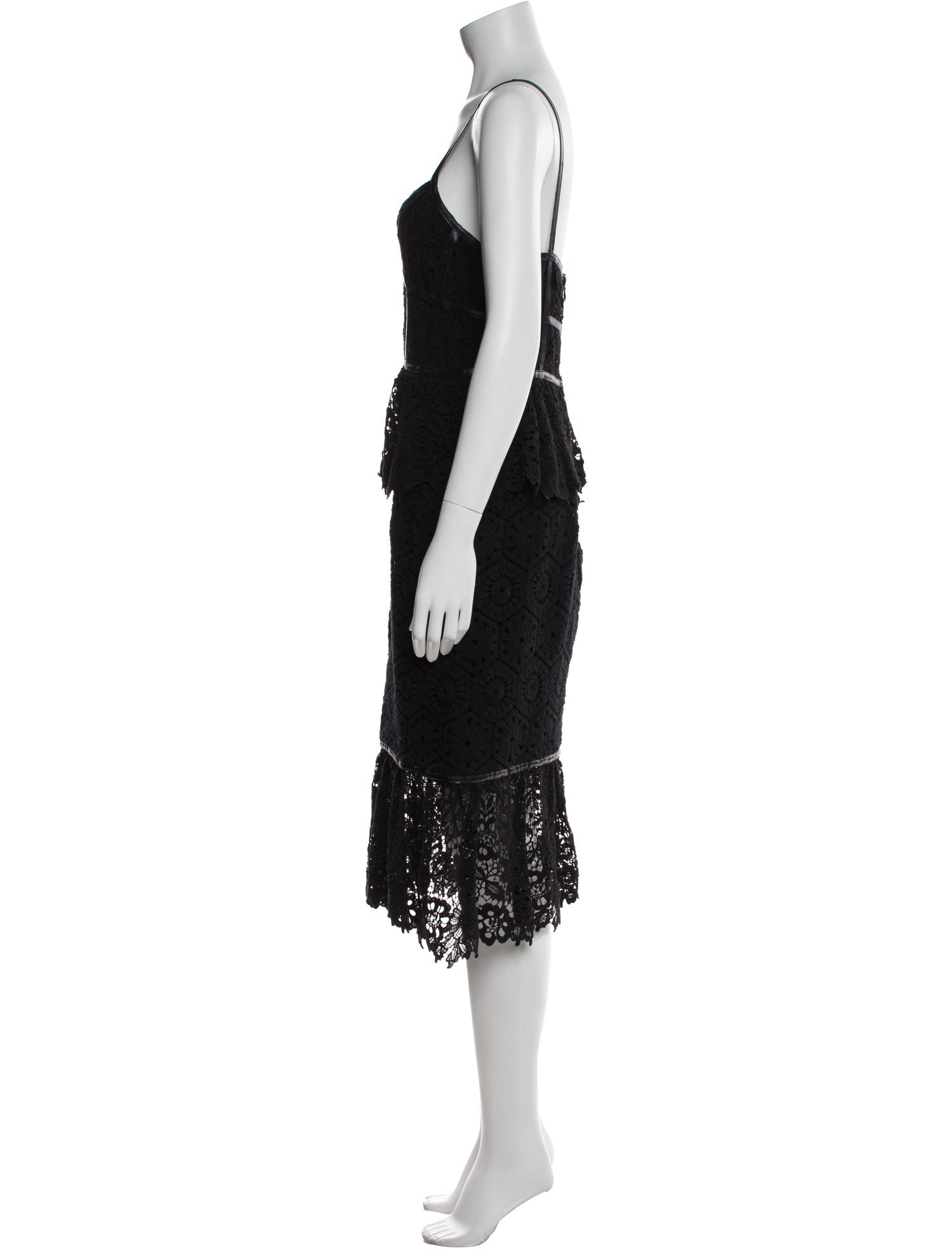 Prabal Gurung Lace Pattern Midi Length Dress w/ Tags