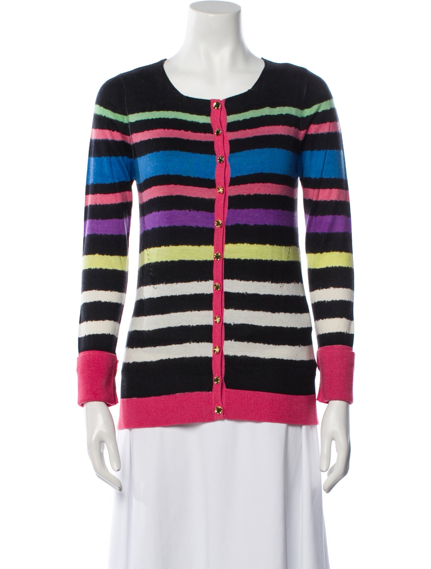 Prabal Gurung Silk Striped Sweater w/ Tags