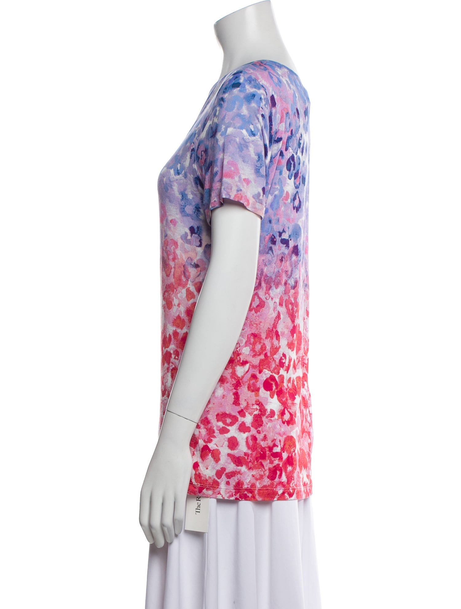 Prabal Gurung Printed Scoop Neck T-Shirt w/ Tags